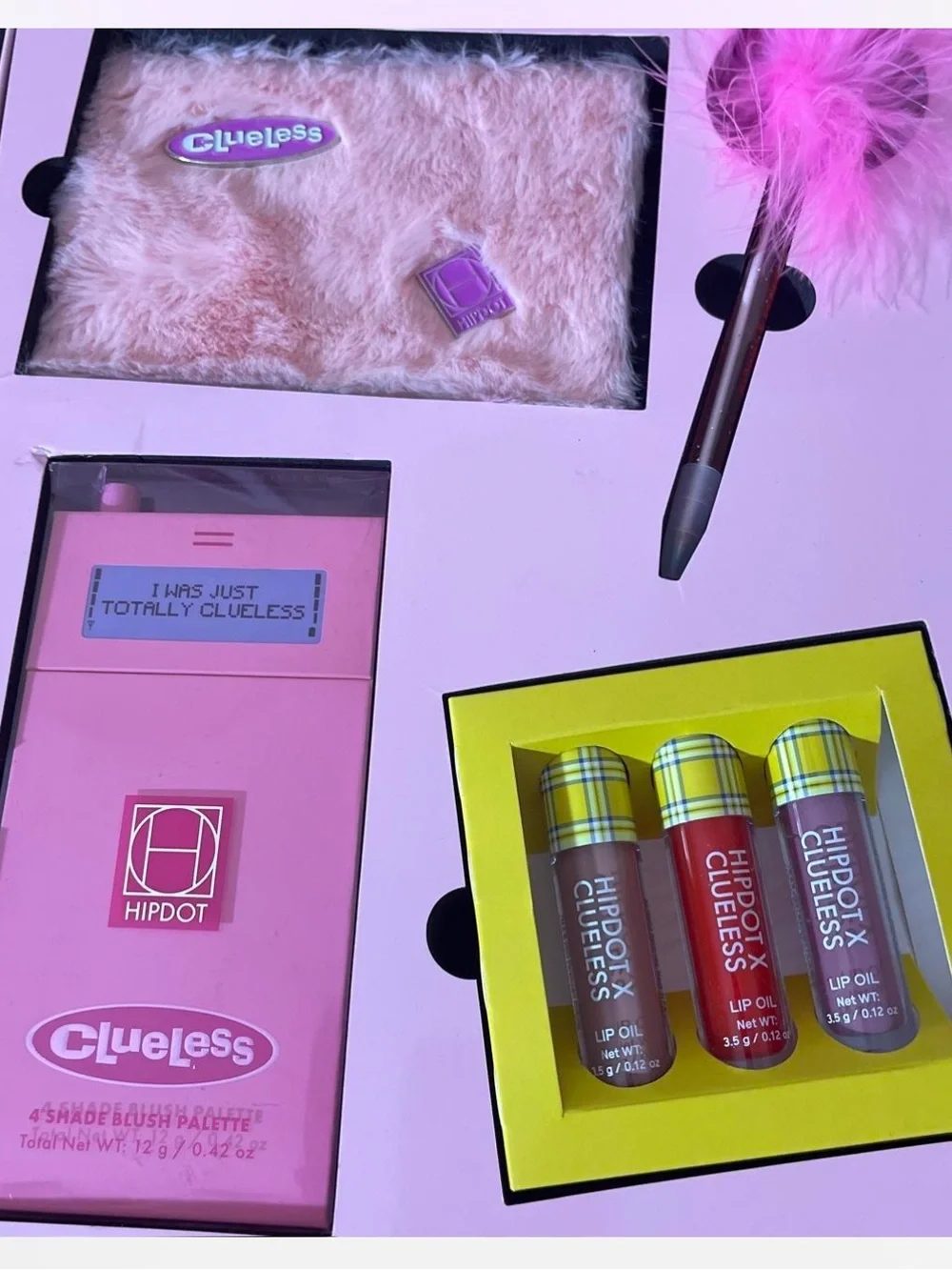 Clueless x hipdot make up set
